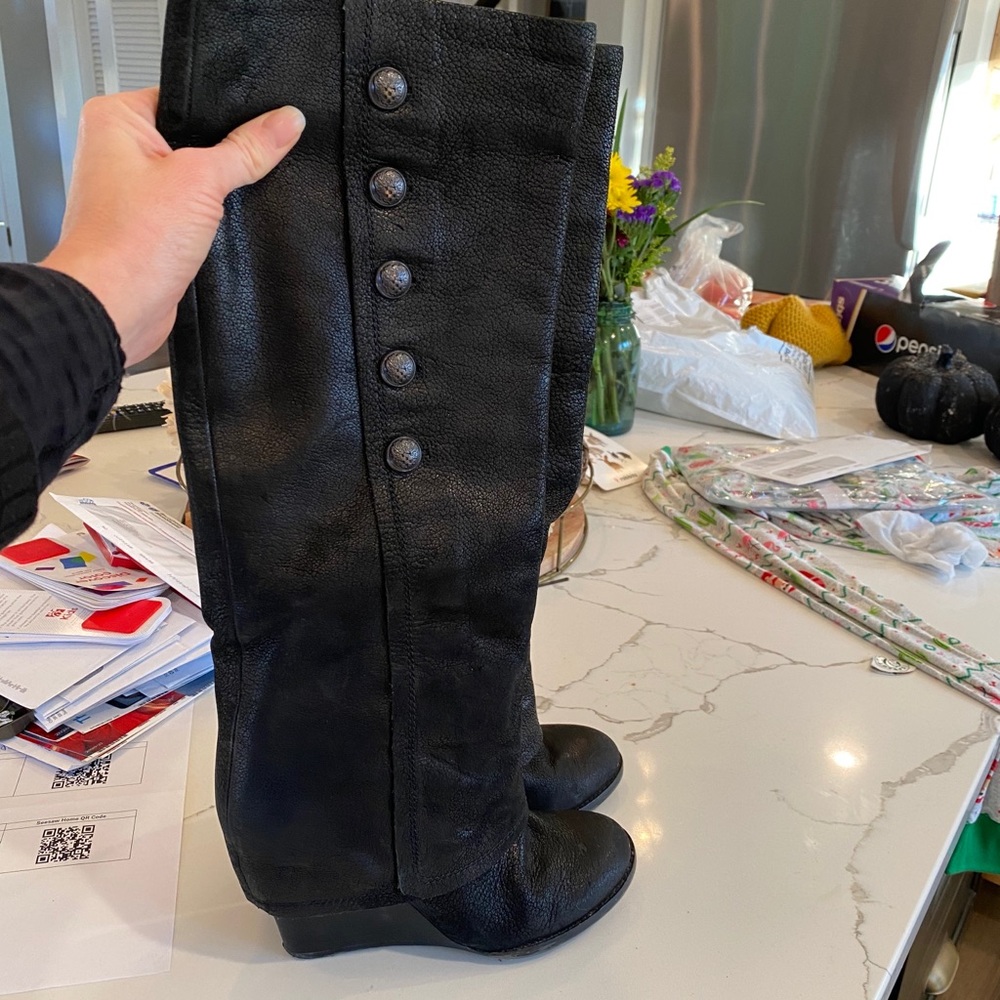 Vince Camuto tall wedge boots